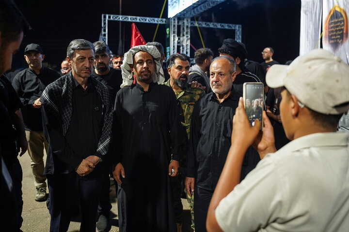 بازدید فتاح از خدمت‌رسانی بیمارستان سیار برکت در طریق الحسین