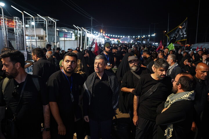 بازدید فتاح از خدمت‌رسانی بیمارستان سیار برکت در طریق الحسین