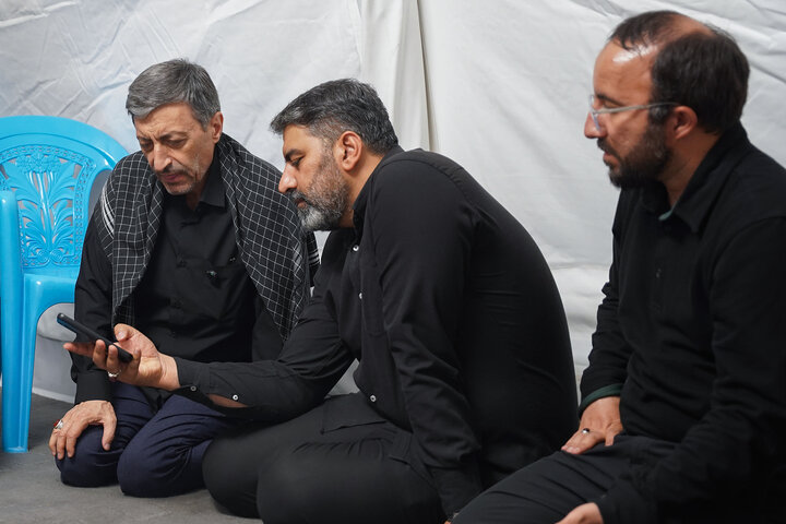 بازدید فتاح از خدمت‌رسانی بیمارستان سیار برکت در طریق الحسین