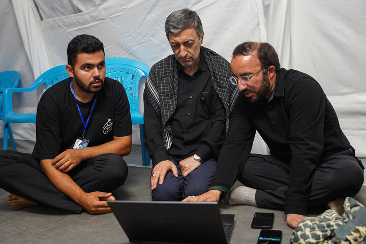 بازدید فتاح از خدمت‌رسانی بیمارستان سیار برکت در طریق الحسین