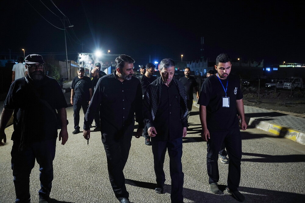 بازدید فتاح از خدمت‌رسانی بیمارستان سیار برکت در طریق الحسین