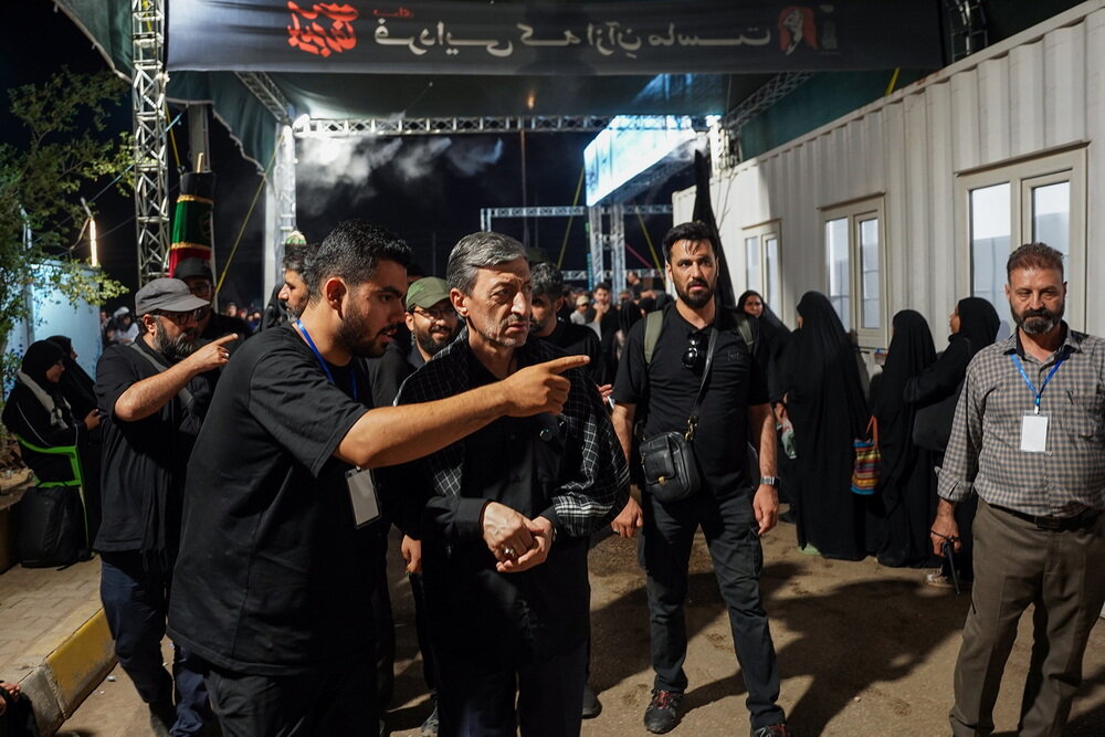 بازدید فتاح از خدمت‌رسانی بیمارستان سیار برکت در طریق الحسین