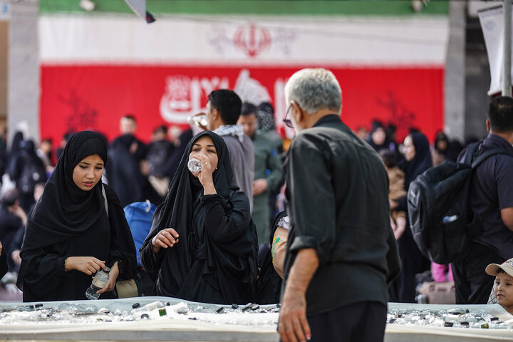 خدمت‌رسانی ستاد اجرایی فرمان امام در مرز شلمچه