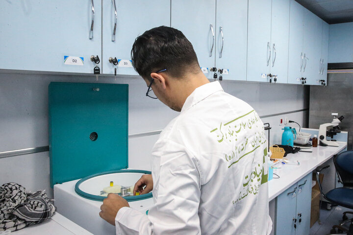خدمت رسانی بیمارستان‌ سیار برکت ستاد اجرایی فرمان امام در مرز مهران