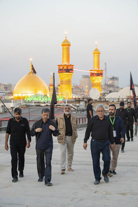 بازدید رئیس ستاد اجرایی فرمان امام(ره) از روند ساخت صحن عقیله بنی‌هاشم(س) در عتبه‌ حسینی