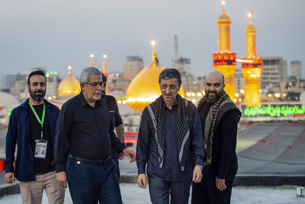 بازدید رئیس ستاد اجرایی فرمان امام(ره) از روند ساخت صحن عقیله بنی‌هاشم(س) در عتبه‌ حسینی