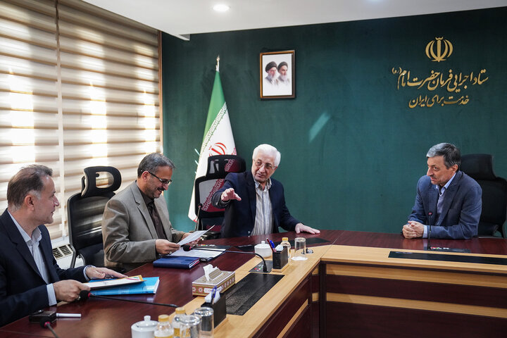 دیدار بهمن نوری، استاندار خراسان شمالی با رئیس ستاد اجرایی فرمان امام