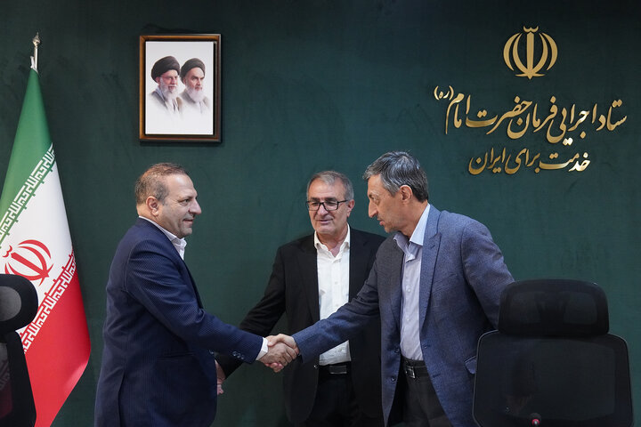 دیدار یدالله رحمانی، استاندار کهگیلویه و بویراحمد با رئیس ستاد اجرایی فرمان امام
