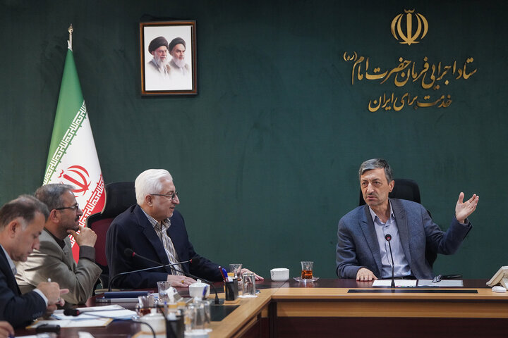 دیدار بهمن نوری، استاندار خراسان شمالی با رئیس ستاد اجرایی فرمان امام