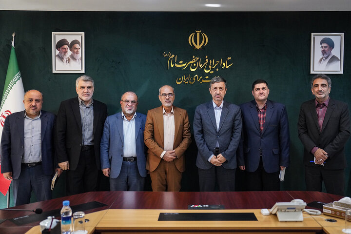 جلسه بررسی عملکرد معاونت حقوقی با حضور رئیس ستاد اجرایی فرمان امام