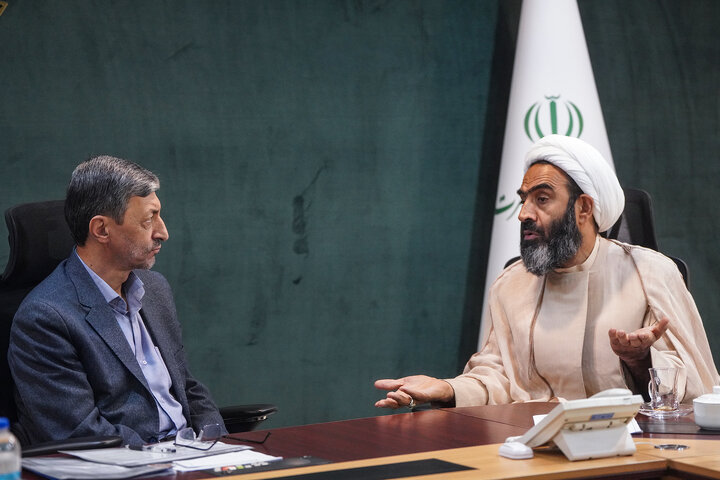 دیدار محمد تقی نقدعلی نماینده مردم خمینی‌شهر در مجلس شورای اسلامی با رئیس ستاد اجرایی فرمان امام
