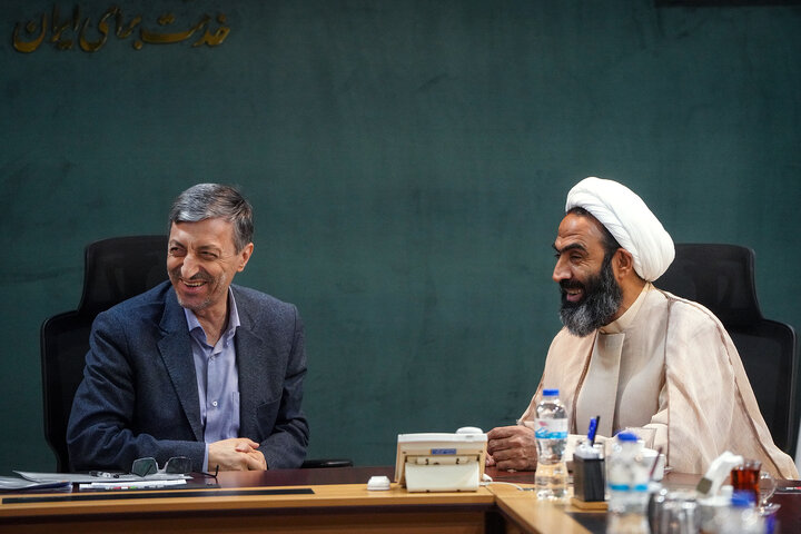 دیدار محمد تقی نقدعلی نماینده مردم خمینی‌شهر در مجلس شورای اسلامی با رئیس ستاد اجرایی فرمان امام