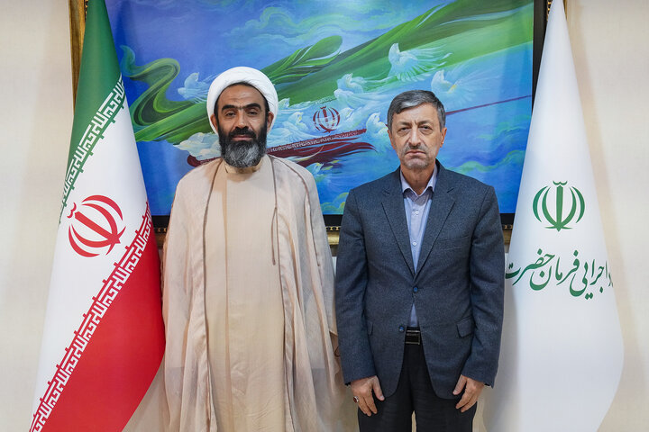دیدار محمد تقی نقدعلی نماینده مردم خمینی‌شهر در مجلس شورای اسلامی با رئیس ستاد اجرایی فرمان امام
